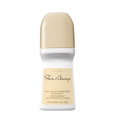 AVON FAR AWAY - DESODORANTE ROLL-ON ANTITRANSPIRANTE 2.6 OZ (75 ML) - ENVASE DE PLÁSTICO